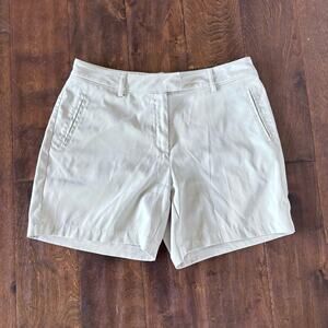 Lady‎ Hagen Women's Size 6 Golf Shorts Beige Light Khaki 5" inseam